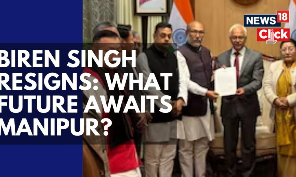 Manipur CM Biren Singh Resigns Amid Ongoing Ethnic Violence | Manipur CM Biren Singh News | N18V