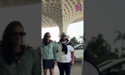 PV Sindhu And Venkata Datta Sai Gets Papped At Mumbai Airport