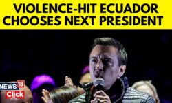Violence-Hit Ecuador Chooses Next President | Ecuador Poltiics News | English News | News18 | N18G