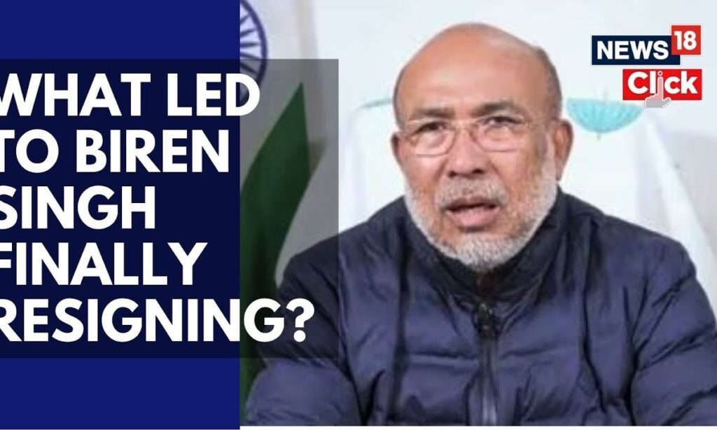Biren Singh Resigned Amid Growing Bjp Dissent Over His Handling Of Violence | English News | N18V