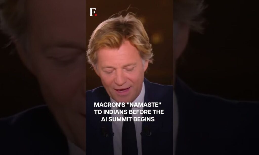 #MacronOnFirstpost: French President Emmanuel Macron Greets Indians with "Namaste" | N18S