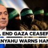 Trump Says Hamas Wants To 'Play Tough Guy', Netanyahu Threatens Gaza Fighting If Hostages Not Freed