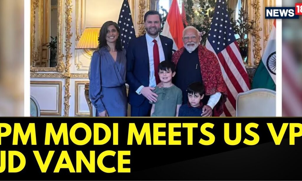 PM Narendra Modi Meets US Vice President JD Vance Vance Hails Him As Gracious And Kind | News18