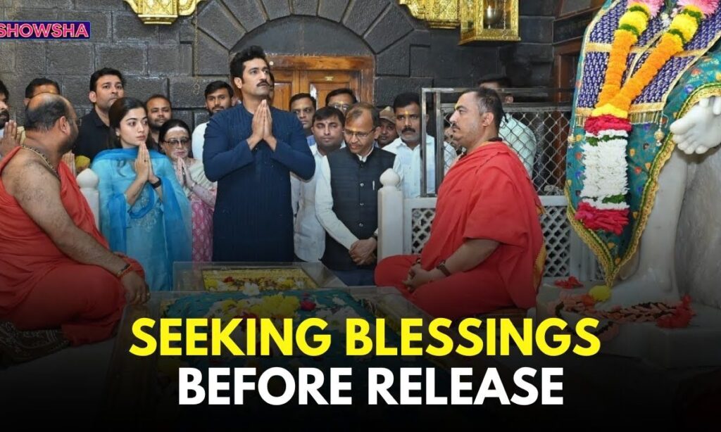 Rashmika Mandanna & Vicky Kaushal Seek Blessings At Sai Baba's Shrine Ahead Of 'Chhaava' Release