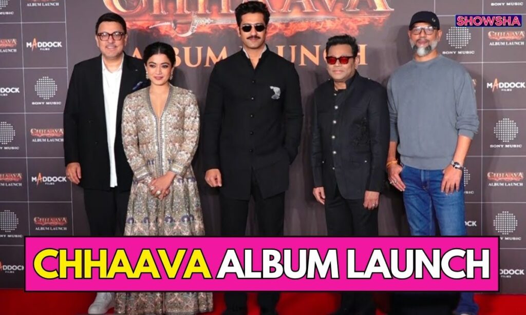 Vicky Kaushal, Rashmika Mandanna & AR Rahman Grace The Album Launch Of 'Chhaava' | WATCH