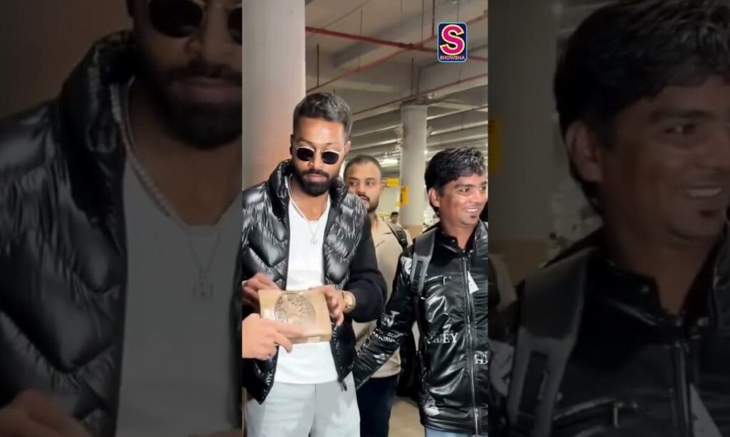 Busy Schedule, But Never Too Busy For Fans! Hardik Pandya Makes Time At The Airport!