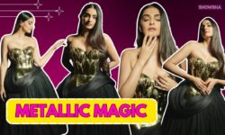 Sonam Kapoor Steals The Show In A Custom Gaurav Gupta Metal Breastplate Look | WATCH