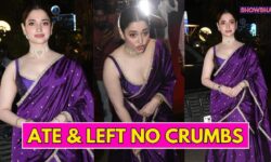 Tamannaah Bhatia Oozes Glam In A Regal Purple Drape & We CAN'T Get Enough Of IT | WATCH