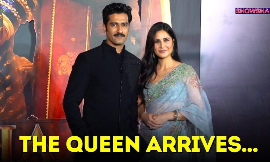 Katrina Kaif Stuns In A Saree As She Joins Vicky Kaushal At The Special Screening Of ‘Chhaava’