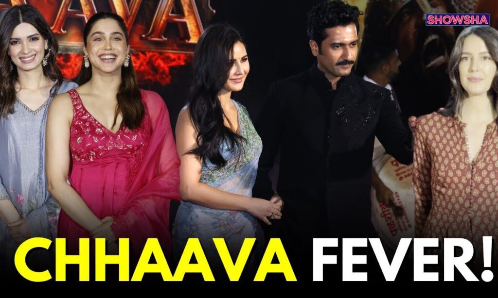 Katrina Kaif, Sharvari, Diana Penty, Isabelle Kaif Attend The Screening Of Vicky Kaushal's 'Chhaava'