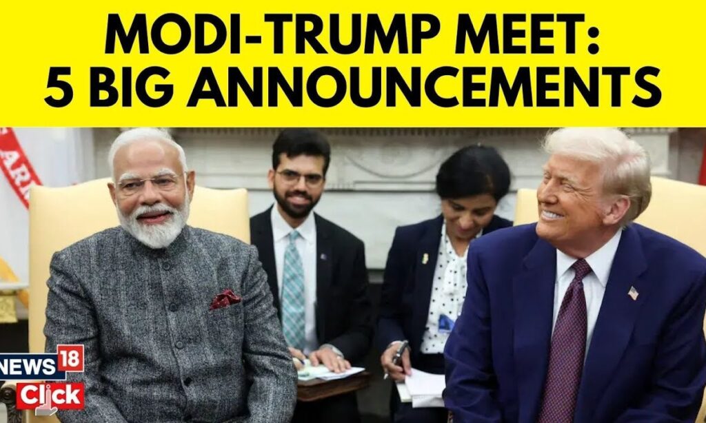 Modi Meets Trump As India & U.S Unveil Strategic & Trade Agreements | PM Modi- Trump Meet | N18G