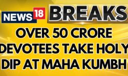 Over 50 Crore Devotees Take Holy Dip At Maha Kumbh, Says UP Government | Mahakumbh 2025 | News18