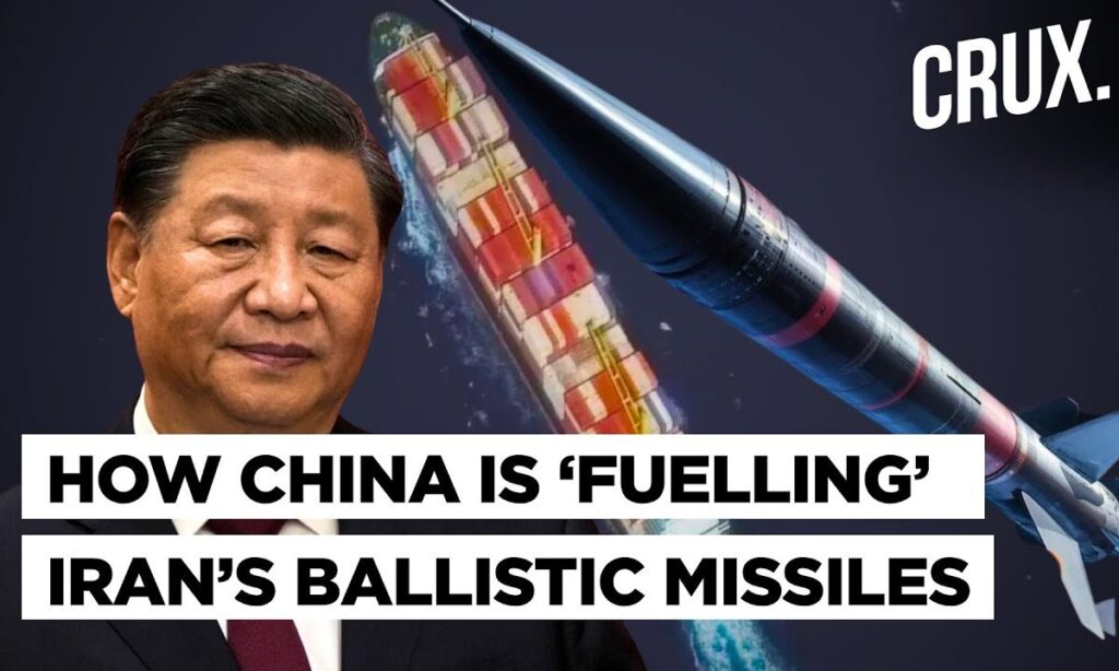 "2000 Tons Chinese Chemical, Two Iranian Ships..." Xi Helping Khamenei Build 400 Ballistic Missiles?