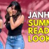 Janhvi Kapoor Nails A Summer-Ready Look In Off-Shoulder Top, Denim & Flirty Hair | WATCH