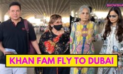 Salma Khan, Helen, Alvira Agnihotri & Atul Agnihotri Fly To Dubai For Ayaan Agnihotri's Song Launch