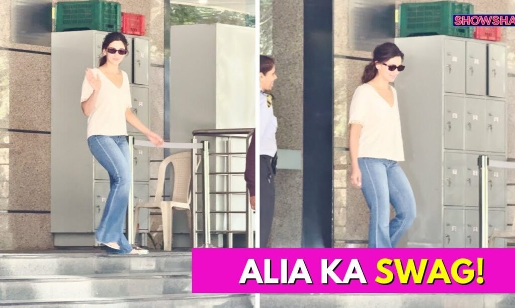 Alia Bhatt Looks Chic in Casuals As She Gets Papped In Mumbai I WATCH