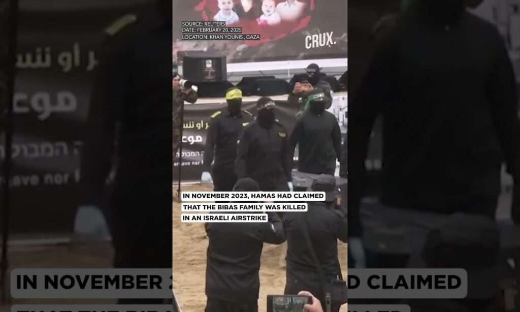 Hamas Transfers Bodies of 4 Israeli Hostages, Including 2 Children, to Red Cross