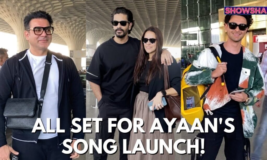 Arbaaz Khan, Aayush Sharma, Neha Dhupia & Angad Bedi Fly To Dubai For Ayaan Agnihotri's Song Launch