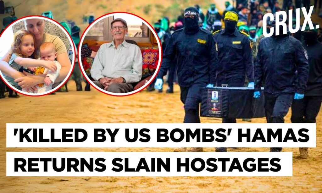 Hamas Slammed For 'Parading' Dead Hostages It Says Include Shiri Bibas, Her Sons And Elderly Israeli