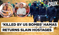 Hamas Slammed For 'Parading' Dead Hostages It Says Include Shiri Bibas, Her Sons And Elderly Israeli