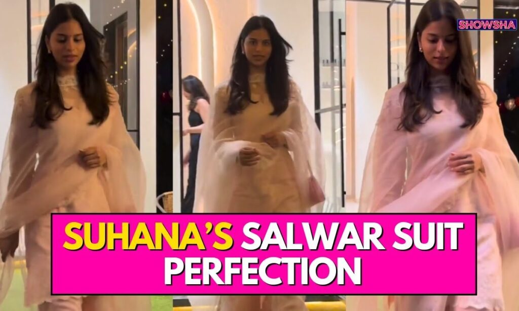 Suhana Khan Looks Refreshingly Beautiful In A Salwar Suit Perfect For Both Day & Night Looks