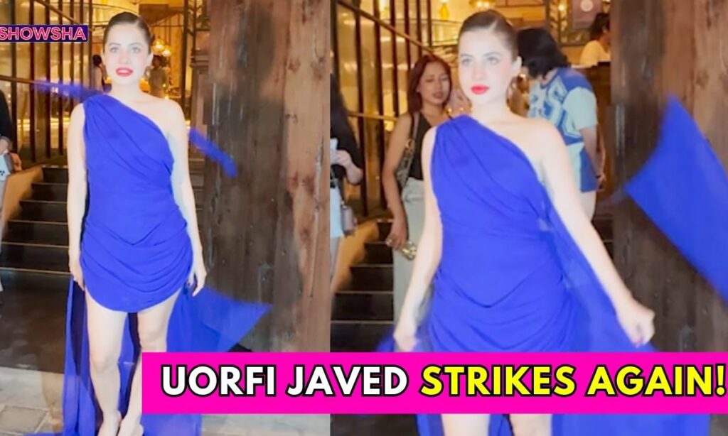 Uorfi Javed SCREAMS As Paps Accidentally Step On Her Dress, Watch Her Hilarious Reaction Right Here