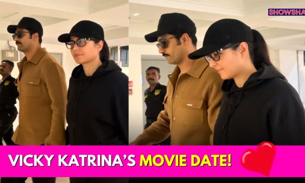 Vicky Kaushal, Katrina Kaif Are Love Personified As They Arrive Hand In Hand For A Movie Date I WATCH