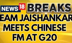 G20 Meeting | EAM S Jaishankar Meets Chinese FM Wang On The Sidelines Of G20 Meeting | News18