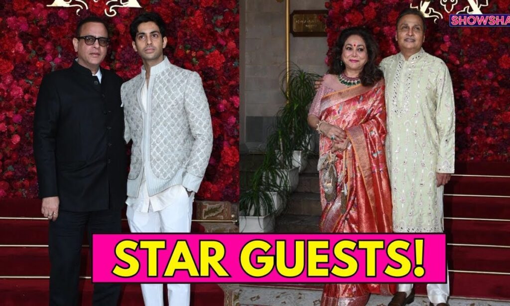 Agastya Nanda, Nikhil Nanda, Anil Ambani, Tina Ambani Arrive For Aadar Jain-Alekha Advani's Wedding