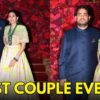 Shloka Mehta Stuns In A Modern Lehenga Set As She Poses With Akash Ambani At Aadar-Alekha's Wedding