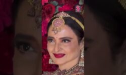 The OG Queen Of Elegance Obliges Paps As She Poses At Aadar & Alekha’s Wedding! | Bollywood | N18S