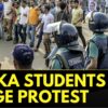 Students Of Dhaka Came Out In Midnight Protest For Worsening Law And Order Situation In Bangladesh