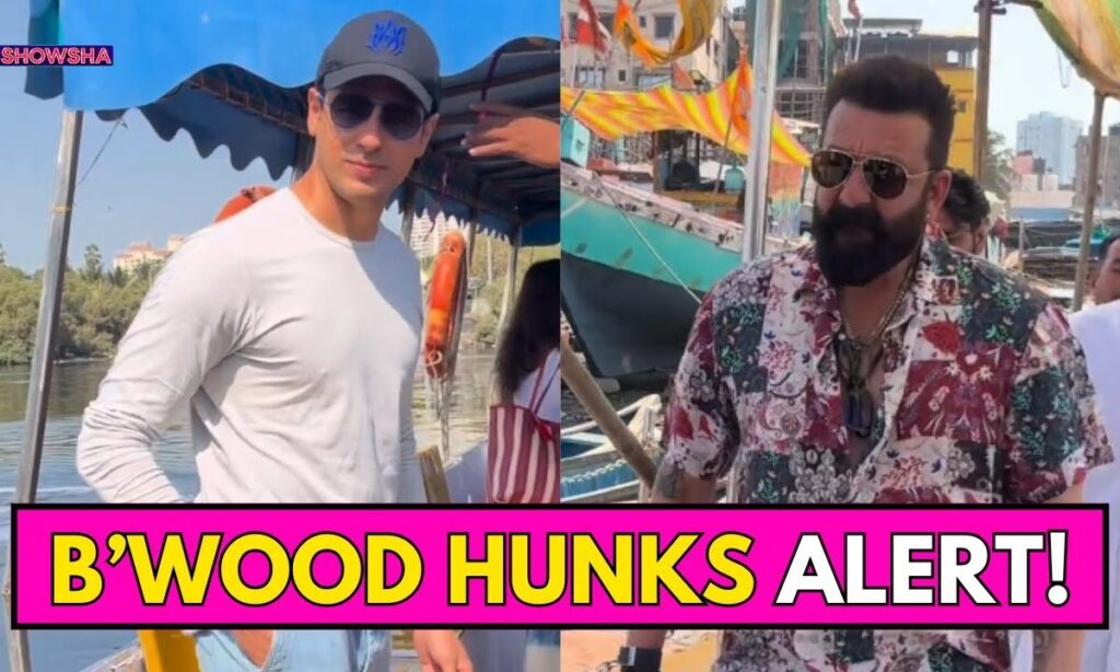 Sidharth Malhotra & Sanjay Dutt Go For Boat Rides At Versova Jetty | WATCH