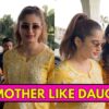 Rasha Thadani Twins With Mom Raveena Tandon In Gorgeous Yellow Kurtas | WATCH