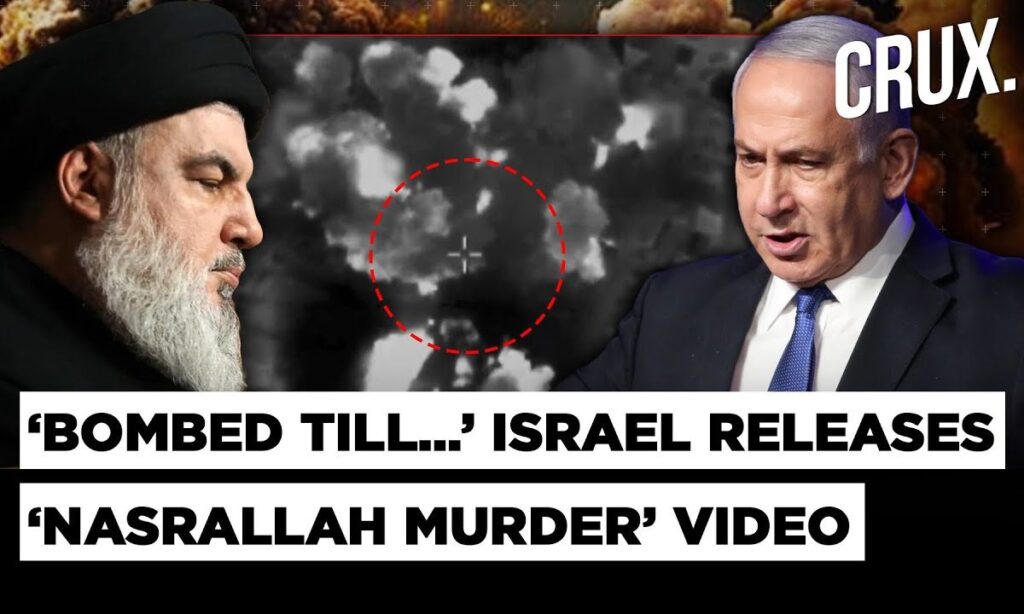 ‘Nearly 100 Bombs’ Israel Releases Video of Air Raid ‘That Killed’ Hezbollah Chief Hassan Nasrallah