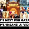 Golden Statues, Skyscrapers, Bikinis: US President Shares AI Video Of Post-War 'Trump Gaza' | Israel