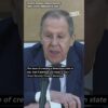 Russian FM Lavrov warns Trump’s Gaza Plan Will Set Off “Time Bomb”