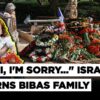 "Couldn't Protect You" Yarden Bibas Apologises At Funeral Of Slain Wife Shiri, Sons Kfir and Ariel