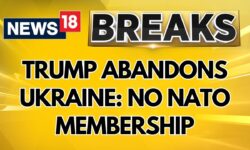 Trump Abandons Ukraine: Trump refuses security guarantees, Nato membership for Ukraine | News18