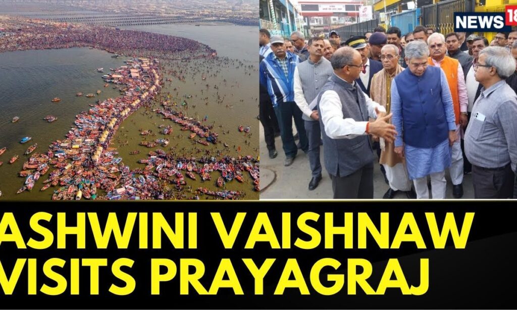 Ashwini Vaishnaw Visits Prayagraj, Shows Gratitude For Successful Train Ops During #Mahakumbh2025