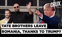 Trafficking Accused Andrew And Tristan Tate Leave Romania For Florida After US Lifts Travel Ban