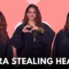 Kiara Advani Stuns In A Black Dress Paired With Oversized Gold Jewellery | WATCH