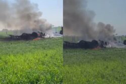 IAF's Aircraft Crashes In Madhya Pradesh's Shivpuri, Pilots Injured
