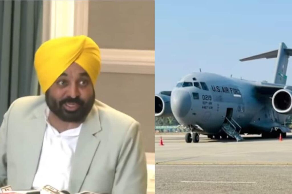 ‘Defaming Punjab’: CM Bhagwant Mann Slams Centre Over US Deportation Flights Landing In Amritsar