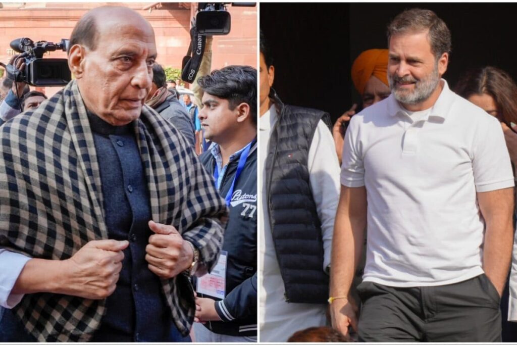 'Irresponsible Politics': Rajnath Singh Slams Rahul Gandhi's Claims On China Intrusions