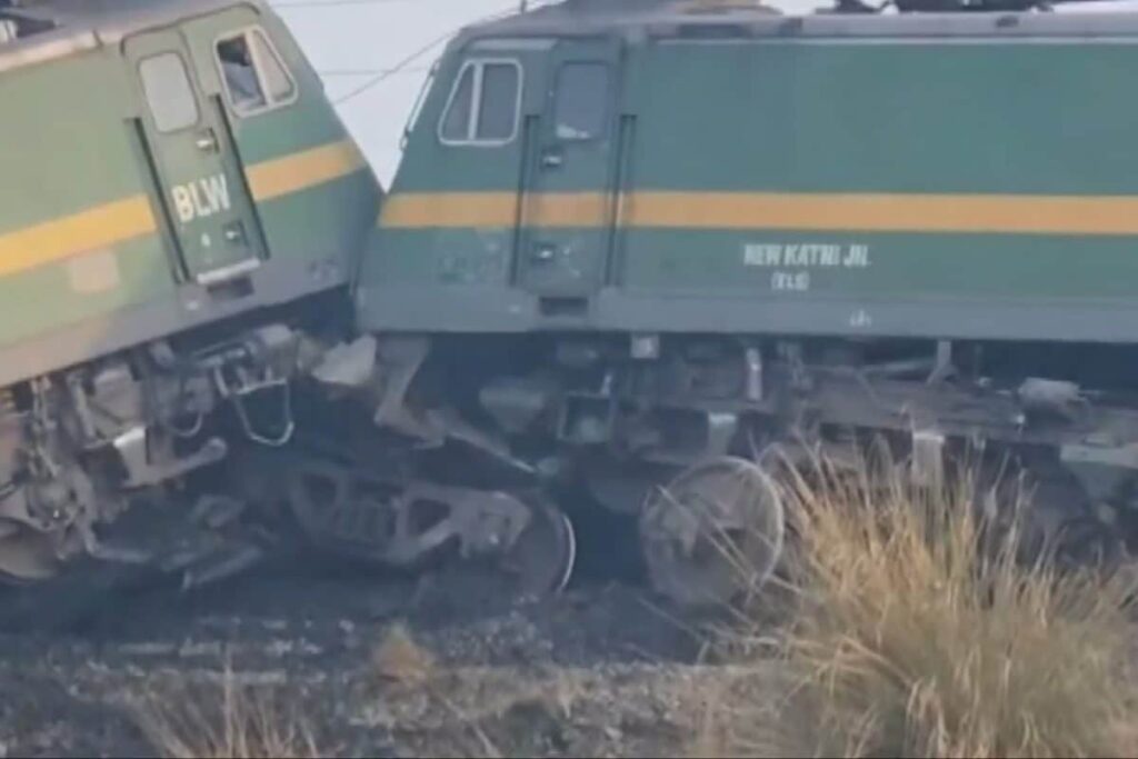 Two Goods Trains Collide, Derail In UP's Fatehpur; Railway Officials Injured