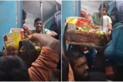 Viral Video Shows Vendor Harassed On Crowded Train, Internet Asks 'Heading To Kumbh To Wash Sins?'