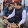 BJP MLA Sells Vegetables On Roadside In Protest Against Weekly Market Shutdown | Video