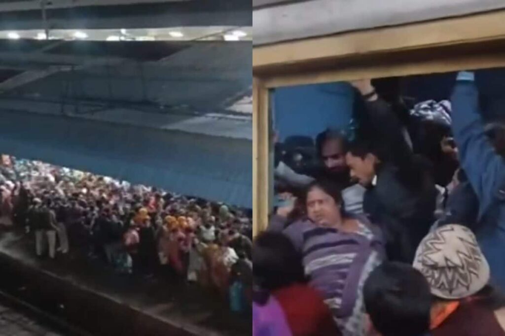 Videos Show Huge Rush At New Delhi Station Amid Stampede-Like Situation As Hundreds Flock To Kumbh