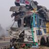 Tragic Crash on Purvanchal Expressway, Three Dead After Truck Smashes Into Container